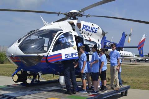 Checking out the Augusta Helicopter 