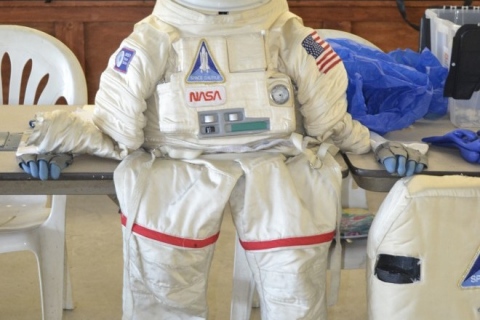 Space suit from the Cradle of Aviation 