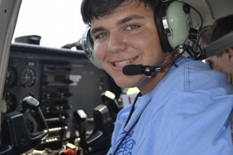 Nicholas before his flight 