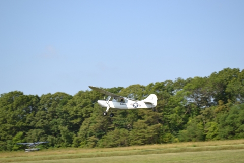 Flight in the Aeronca at Bayport 